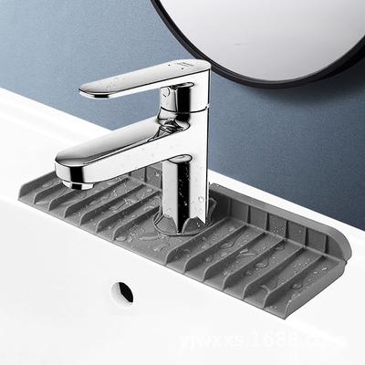 Silikon Abfluss Wasser Rückhaltebecken Spüle Spritzschutz und Unterlage Wasserhahn Spritzwassergeschützte Wasserunterlage Saugfähige Unterlage Badezimmer Küchenzubehör