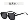 European American Style Sun Glasses for Women Square Shape Double Bridge Sunglasses Women Travelling Hiking Man Sunglass