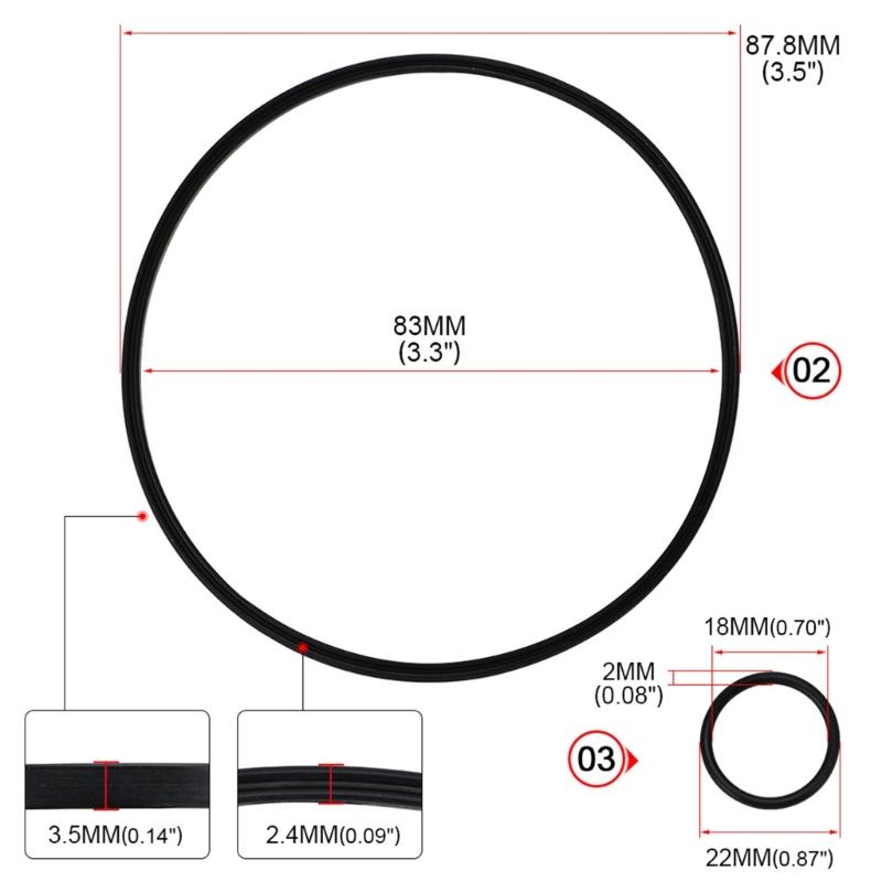 Vacuum Pump Rebuild Seal Kit Gasket Fit for   L5 2.5L Replace 07K145100C Auto Engine Repair Accessories
