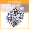 Elegant Geometric Purple Amethyst Zirconia Ring For Women Full Stripes