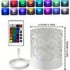 RGB16 color water ripple ambient light, bedroom light and shadow atmosphere, rotating table lamp, bedside night light