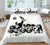Ball Quilt Cover Pillowcase Two Or Three Piece Set 3D Digital Printing Polyester