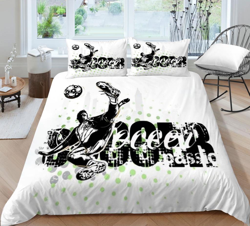 Ball Quilt Cover Pillowcase Two Or Three Piece Set 3D Digital Printing Polyester