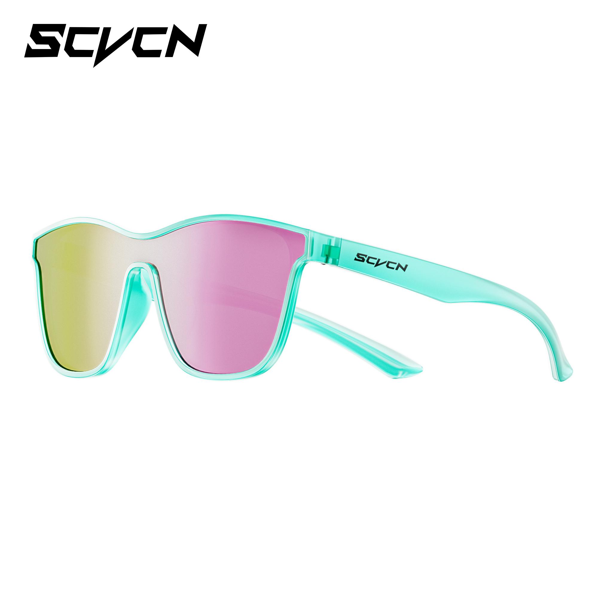 SCVCN HD UV400 Polarized Sunglasses Sports Eyewear Fishing Fashion Glasses Sunglasses Cycling Outdoor Sports Accessories Unisex