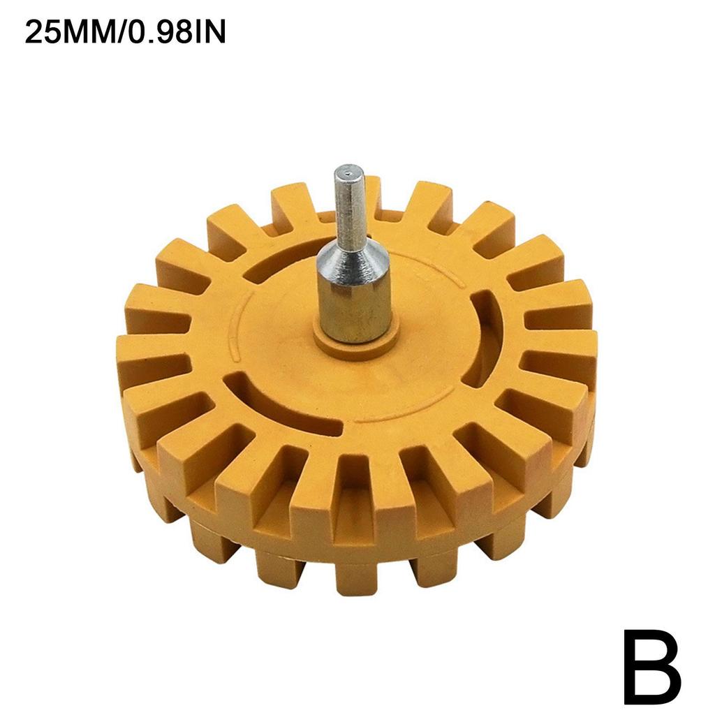 4 Inch Universal Rubber Eraser Wheel For Remove Car Glue Adhesive Sticker Auto Repair Paint Tool Rubber Eraser Wheel