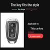 4-Button Smart Key Case: Modern Protective Cover with Key Chain