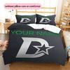 Custom Name,Dallas Stars Pattern Bedding Home Decoration Birthday Gift ( 1 Duvet Cover + 2 Pillowcase, Without Core),fan Merchandise.