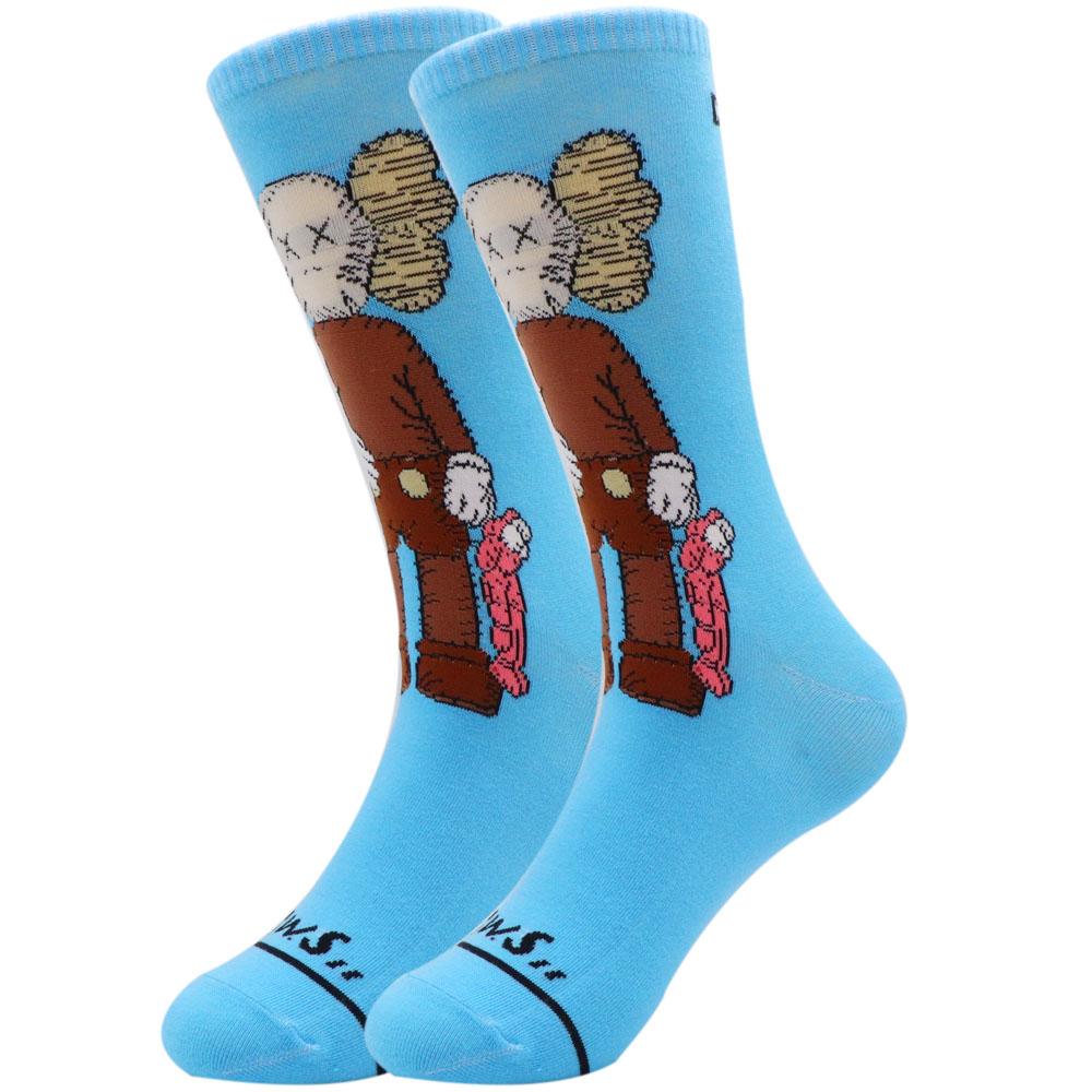 High Quality Custom Calcetines Socken Comic Character Cotton Funky Funny Cartoon Women Socks