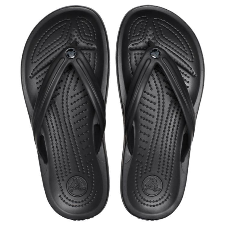 Crocs Crocband Simple Fashion Anti-Rubbing Flip Flops Unisex Footwear Black 11033-0DD