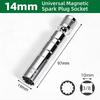 Chrome Vanadium Steel Spark Plug Socket Magnetic Retainer Automotive Socket  Engine Service