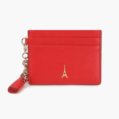 [ELEGANCE][Unisex] Kratzfeste Saphirleder einfache Kartenbörse