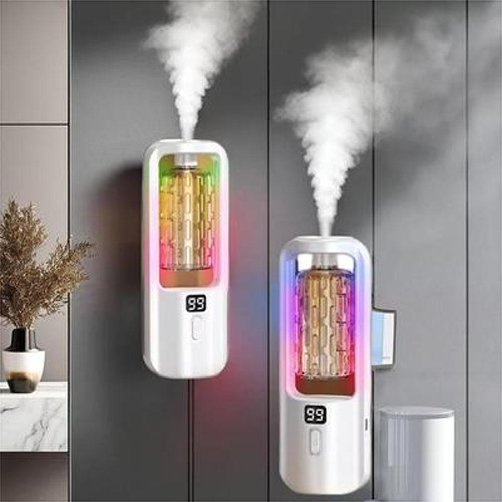 50ml Wall Mounted Aroma Diffuser Fragrance Essential Oil Aromatherapy Machine with Time Setting Air Purifying Fragrance Diffuser