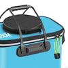 Fishing Bucket Fish Carrier Foldable Multifunctional Large Capacity Live Container with Strap