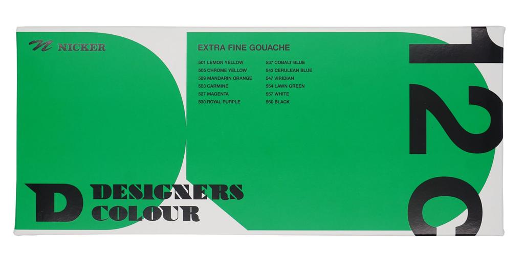 Nicker color watercolor paint designer color 12 color set N 20ml DC20ML12N (No. 6)