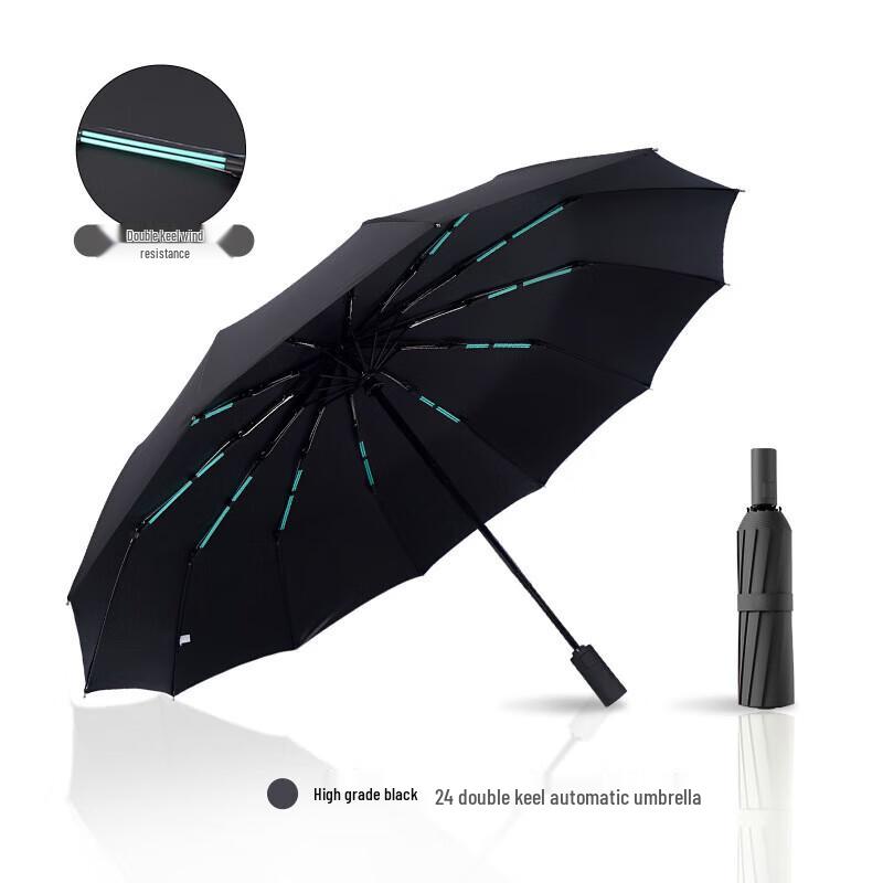 Automatic 12-Rib Folding UV Umbrella