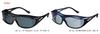 AXE Sunglasses for Bad Weather and Low Light, UV Protection, Polarized Lenses, Over 180-Degree Vision, Fits Oversized Glasses, Includes Storage Case,
