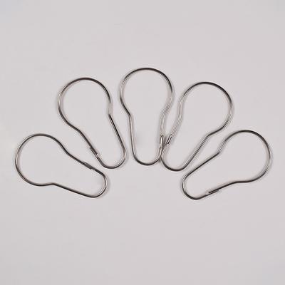 10/20Pcs Curtain Open Gourd Rings Carabiner Keychain Clip Window Curtains Hook