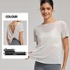 Summer Sport Cover-up: Women's Thin, Drapey, Sexy Back Yoga & Fitness Top
