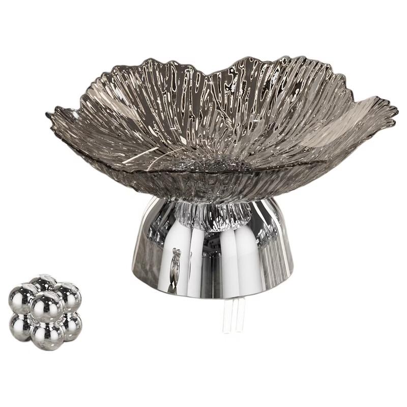 Luxury High-Foot Petal Fruit Bowl