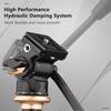 Andoer Compact Camera Video Fluid Head Pan Tilt Cap Trepied Panorama Ballhead Montare trepied Aluminiu
