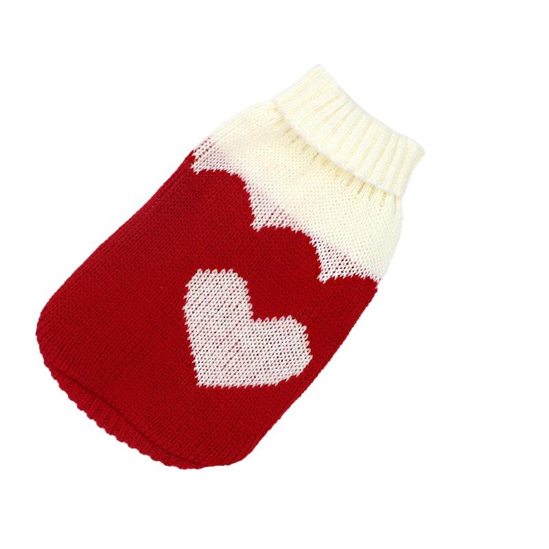 Dog Cat Sweater Winter Warm Knitting Coat Cats Knitted Clothing Dog Clothes For Small Dogs Christmas Season Pets Outfit Chihuahua