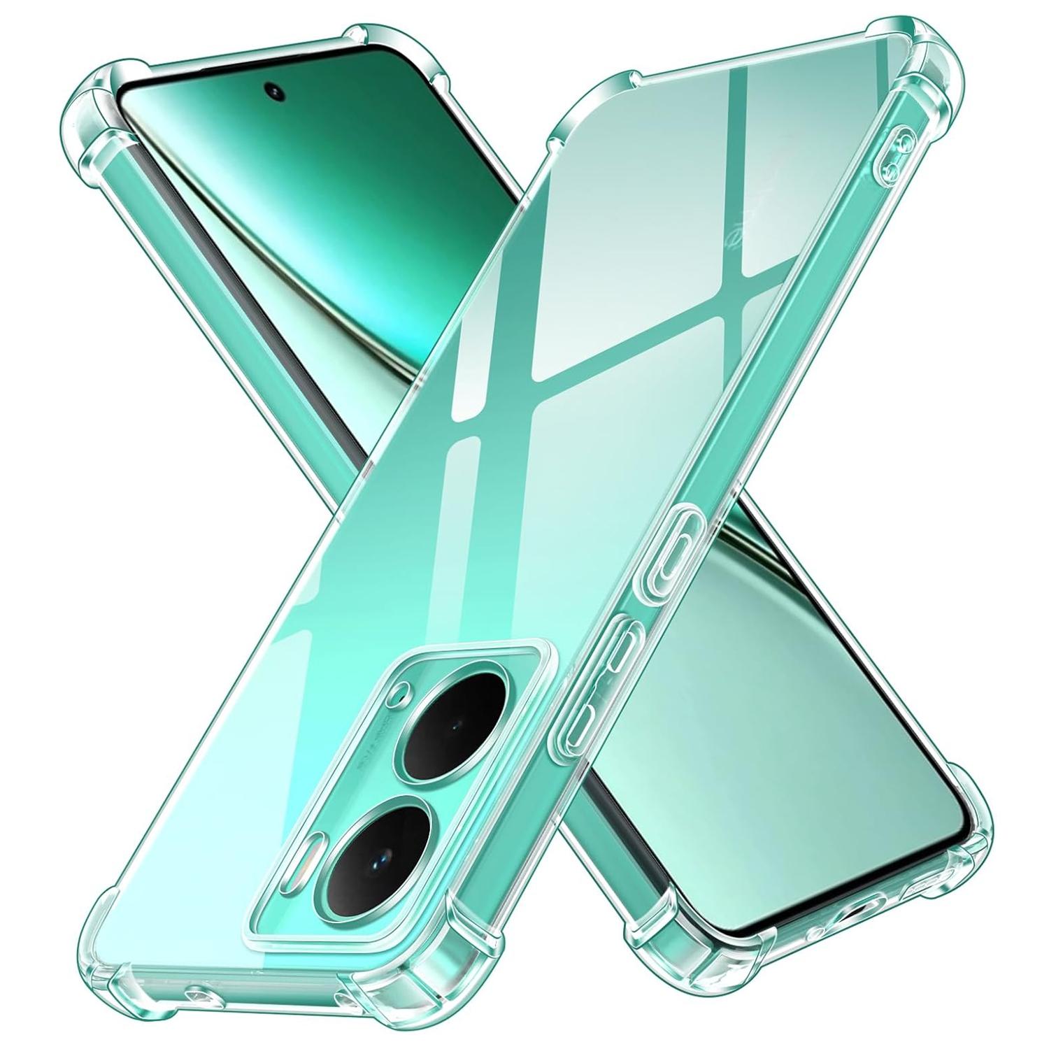 

Прозрачный чехол из ТПУ для Realme P3 Ultra 5G Защитная крышка Четыре угла Противоударный бампер Coque Fundas Realme P3 Ultra чистый