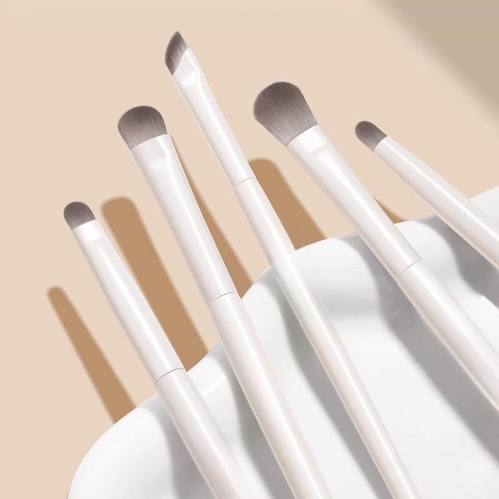 Portable Tapered Eyeshadow & Concealer Brush Set - Soft Bristle for Detail and Blending