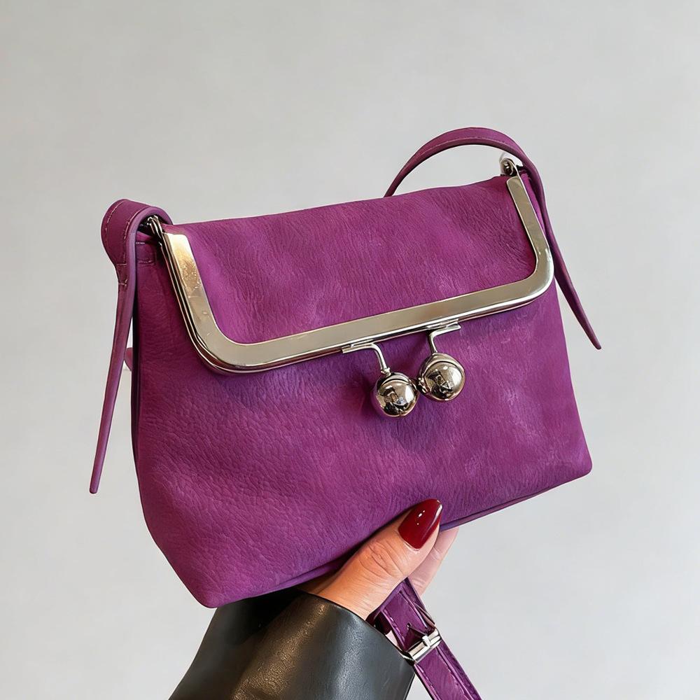 Módní ležérní mobilní peněženka, Ležérní jednobarevná crossbody taška přes rameno