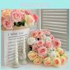 Silk Artificial Elegant Roses For Wedding Centerpieces And Styling Home