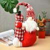 1 Set Christmas Faceless Doll Wine Bottle Cover Christmas Party Wine Bottle Cover Faceless Doll Wine Bottle Sleeve for Party