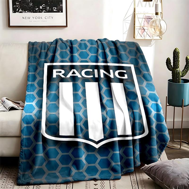 Racing Club de Avellaneda Theme Blanket Suitable For Beds Sofas And Camping Perfect For Both Men And Women Comfortable Bedding All Year Round