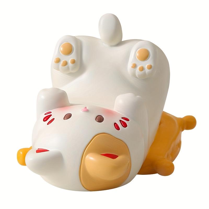 

Очаровательная подставка для телефона из смолы в форме кошки с цветочным дизайном, идеально подходит для студентов, профессионалов, прекрасный подарок на дни рождения, Рождество, милый декор для стола