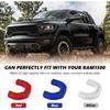 Front Tow Hooks Covers Hitch Cover Ized Car Tow Hooks Compatible With RAM 1500 Accessories -2026|Red (Not Fit For RAM 1500 Classic,Warlock,RAM