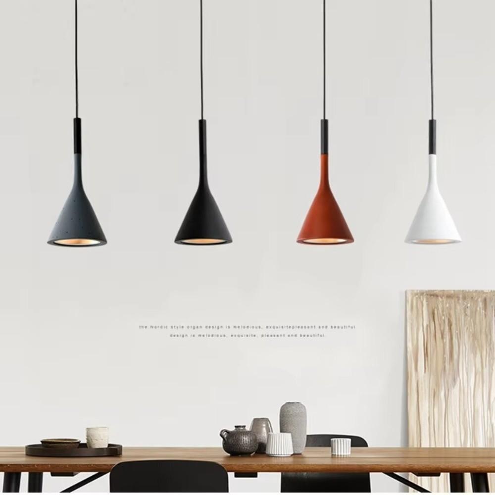 Ceiling Mounted Hanging Lamps Black White Lampshade Fixtures Home Interior