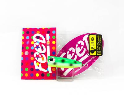Feed Ψαράκι 8 Χειροποίητο Ξύλινο Popper Επιπλέον Δόλωμα 8 γραμμάρια 12 (4012)