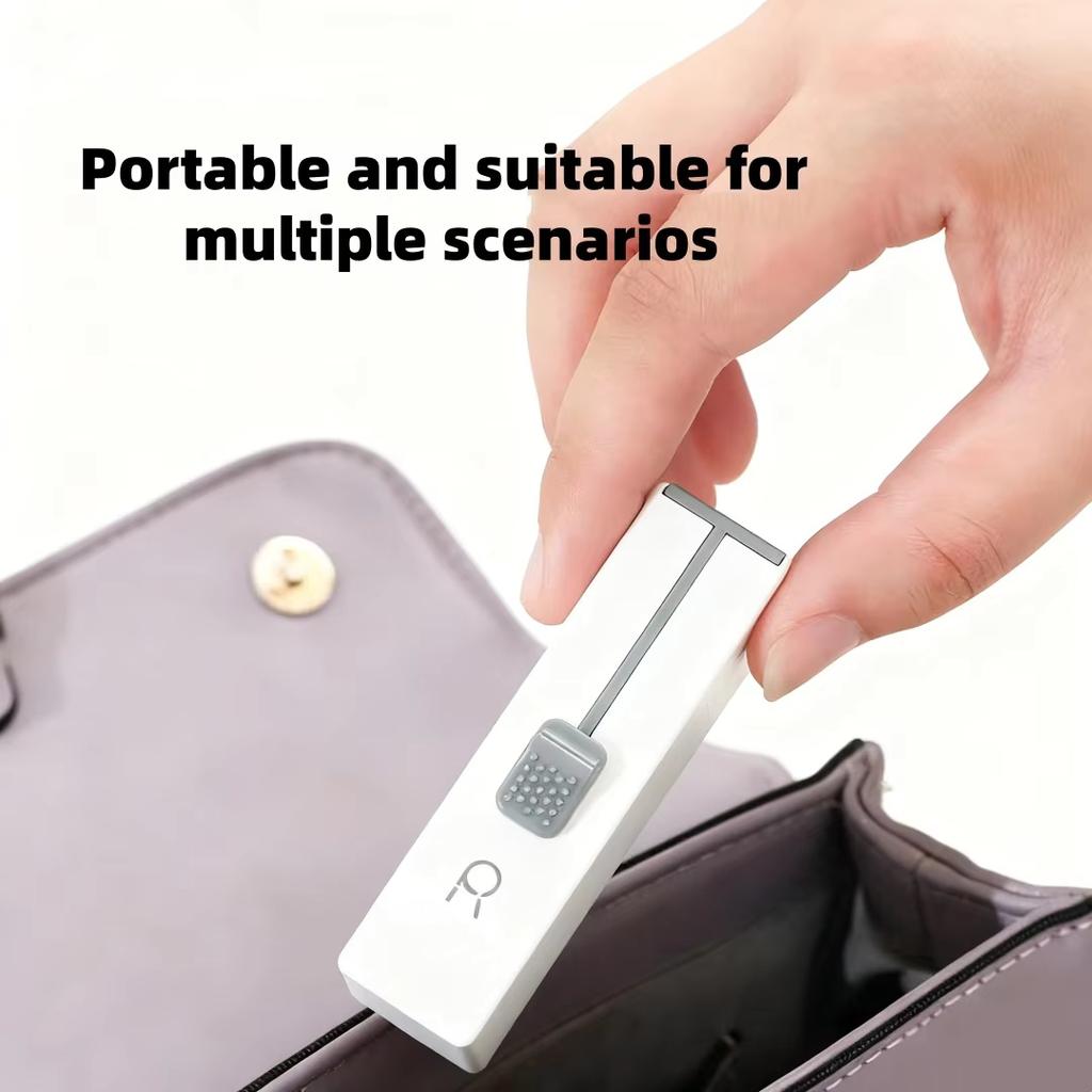 YS00272-Portable Exquisite Compact 10-Piece Automatic Pop-Out Dental Floss Box, Disposable Dental Floss Pick Storage Box