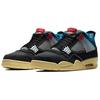 Union LA X Air Jordan 4 Retro Off Noir Unisex Sneakers Black Brigade-Blue Dark-Smoke-Grey DC9533-001