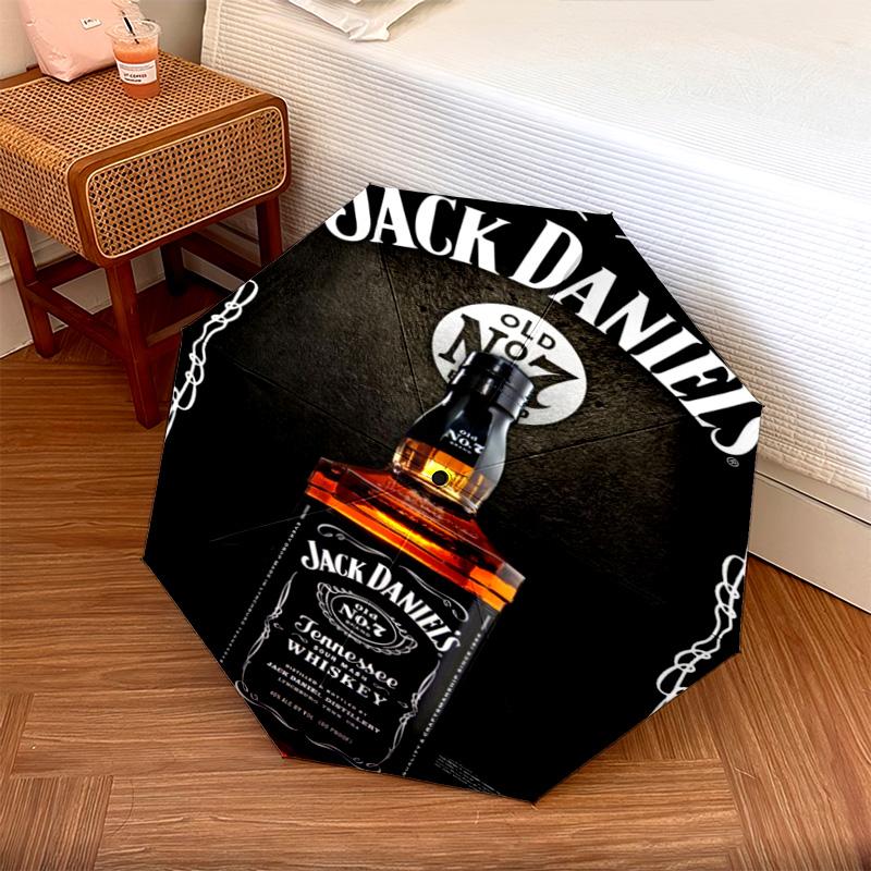 Jack Daniel's Legacy Automatic Umbrella - Suitable Travel Outdoor Portable Umbrella Birthday Gift Daily Essentials