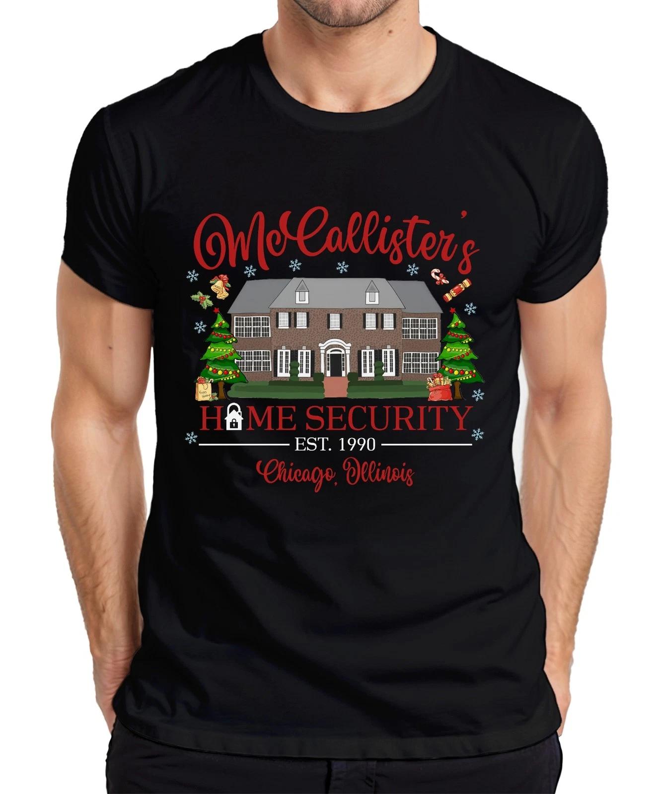 McCallister s Home Security Chicago Illinois - Weihnachten Christmas Xmas Herren M
