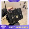 Niche Portable High-end Backpack Retro New Simple and Versatile Small Square Bag Fashion Messenger Bag