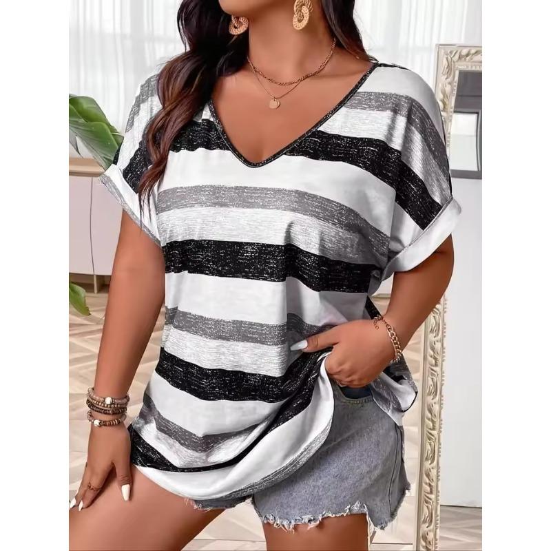 Women's T-Shirts Cartoon Cat Print T-Shirt Summer Harajuku Vintage Short Sleeved Tees O Neck Art Top Oversized Female Clothing