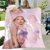 Fashion Spain Female Singer B-bad G-Gyal  Four Seasons Blanket Sofa Cover Travel Bed Plush Blanket Office Break Blanket Gift