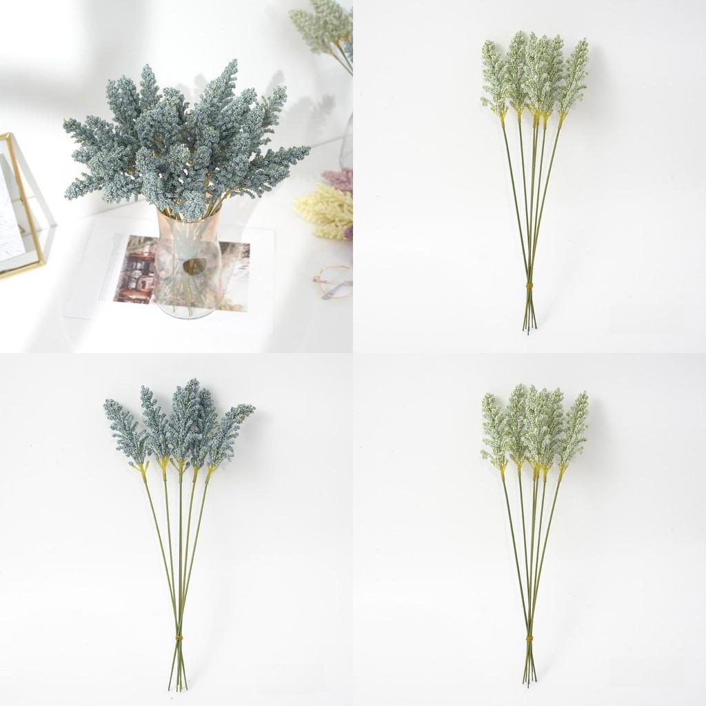 Small Fresh Fake Triticum Aestivum Bouquet For Photography Backdrops And Decorative Arrangements