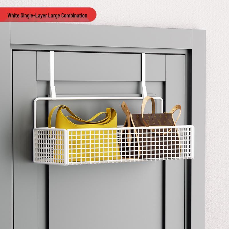 Wall-Mounted Entryway Storage Rack for Bedroom Doors
