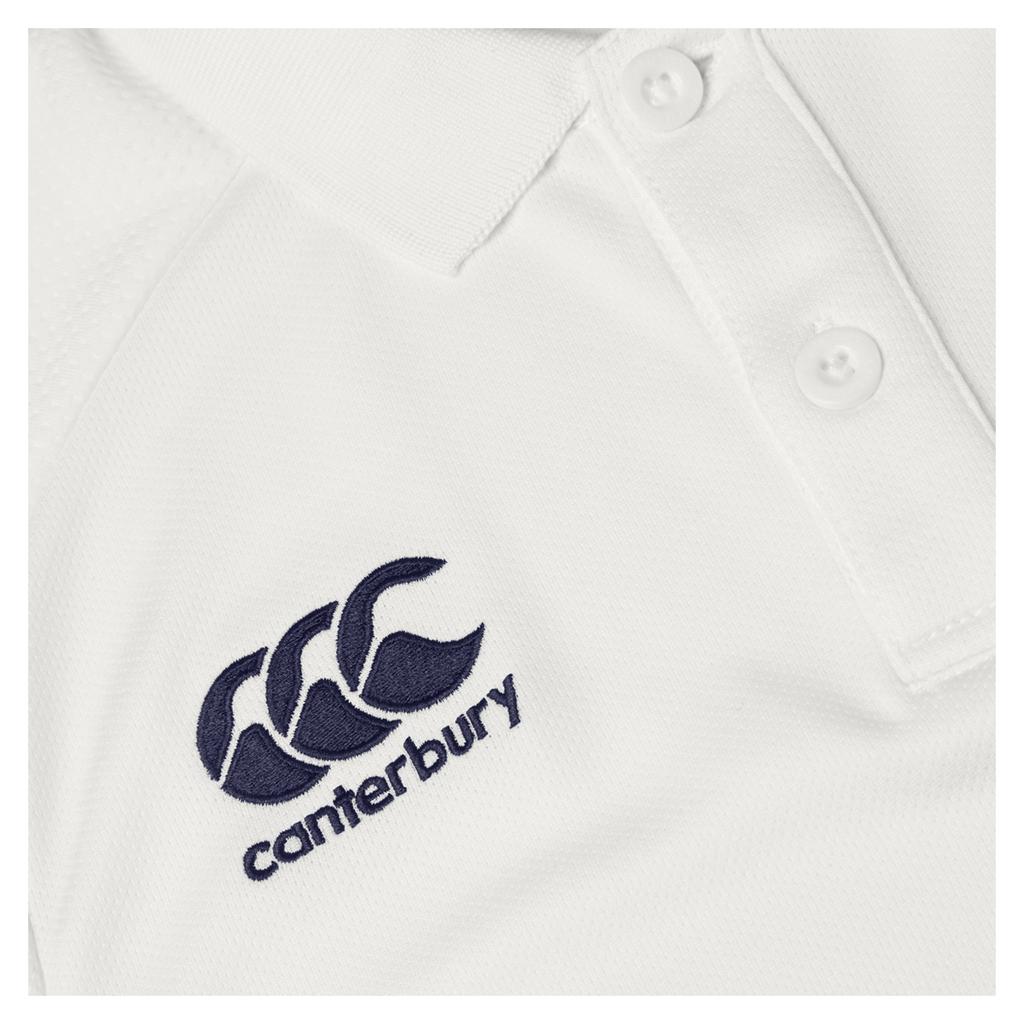 canterbury Childrens/Kids Set-in Regular Long-Sleeved Cricket Polo Shirt