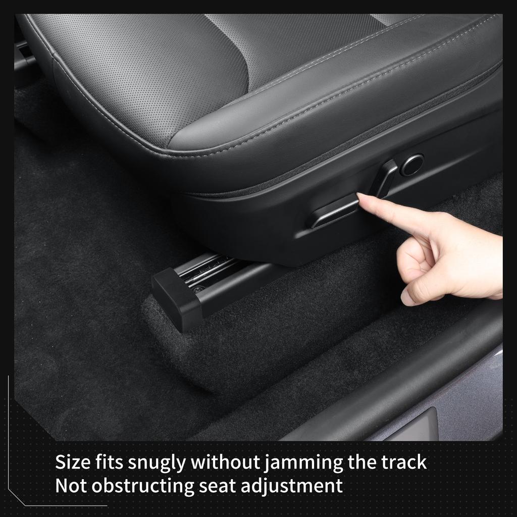 For Tesla Model Y Launch 2025 Juniper (not Fit Berlin Version) Car Seat Slide Rail Protection Plug Prevent Scratch TPE