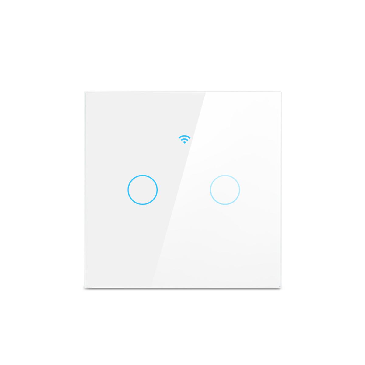 

1 2 3 Gang Apple Homekit App Smart WIFI Светодиодный выключатель Siri Voice Пульт дистанционного управления Беспроводной сенсорный переключатель Работает с Homekit