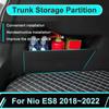For Nio ES8 2018~ Car Trunk Storage Partition Box Side Multifunction Thickening Storage Auto Parts Interior Accessories Rear