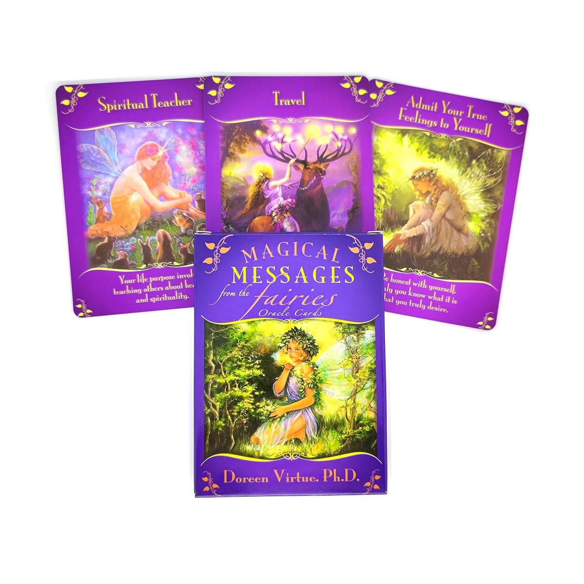 Activating Toys Magical Messages From The Fairies Oracle Cards 44 Cards Fate Divination Tarot Card