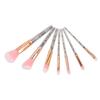 7PCS Makeup Brush Set Foundation Powder Concealers Eye Shadows Soft Brush Stylish Handle Cosmetic Tool